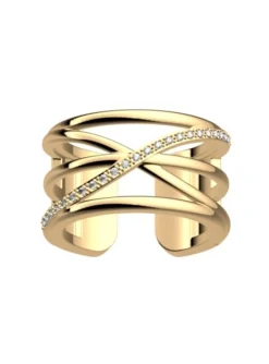 Bague Les Georgettes Louxor finition dorée 12 mm