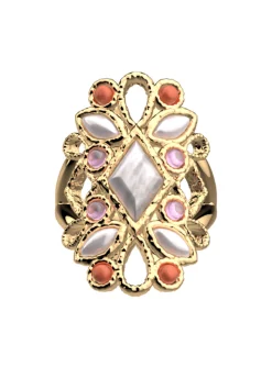 Bague Les Georgettes Rosace nacre_x005f_x000D_56