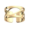 Bague Les Georgettes Wavy dorée 12mm