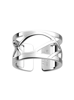 Bague Les Georgettes Wavy argentée 12mm