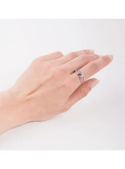 Bague or 375/1000 topazes oxydes de zirconium