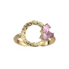 Bague ouverte Les Cadettes Rose du Désert dorée