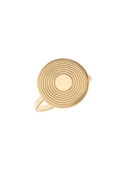 Bague Saunier Astre plaqué or