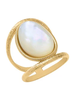 Bague Saunier Gemme dorée