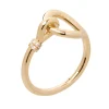 Bague Saunier Marine dorée