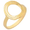 Bague Saunier plaqué or Aubier