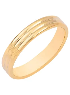Bague Saunier plaqué or Tavillon