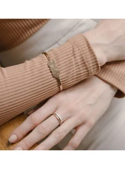 Bague Saunier Vannerie argent rhodié