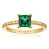 Bague Sif Jakobs Ellera verte
