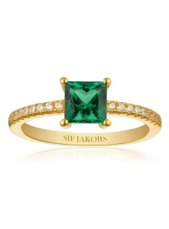 Bague Sif Jakobs Ellera verte