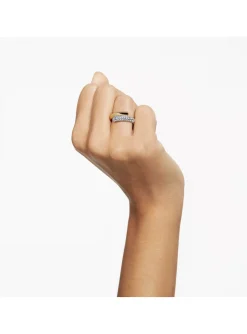 Bague Swarovski Dextera dorée T58