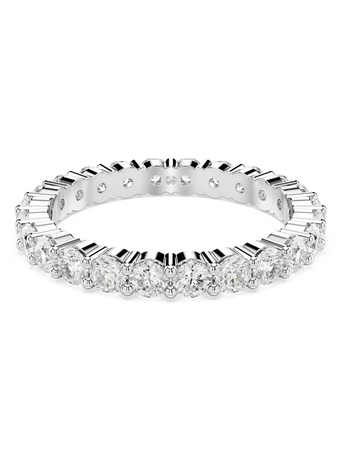Bague Swarovski Matrix argentée 55