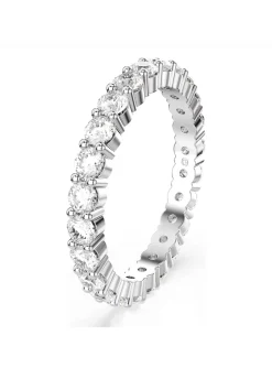Bague Swarovski Matrix argentée 55