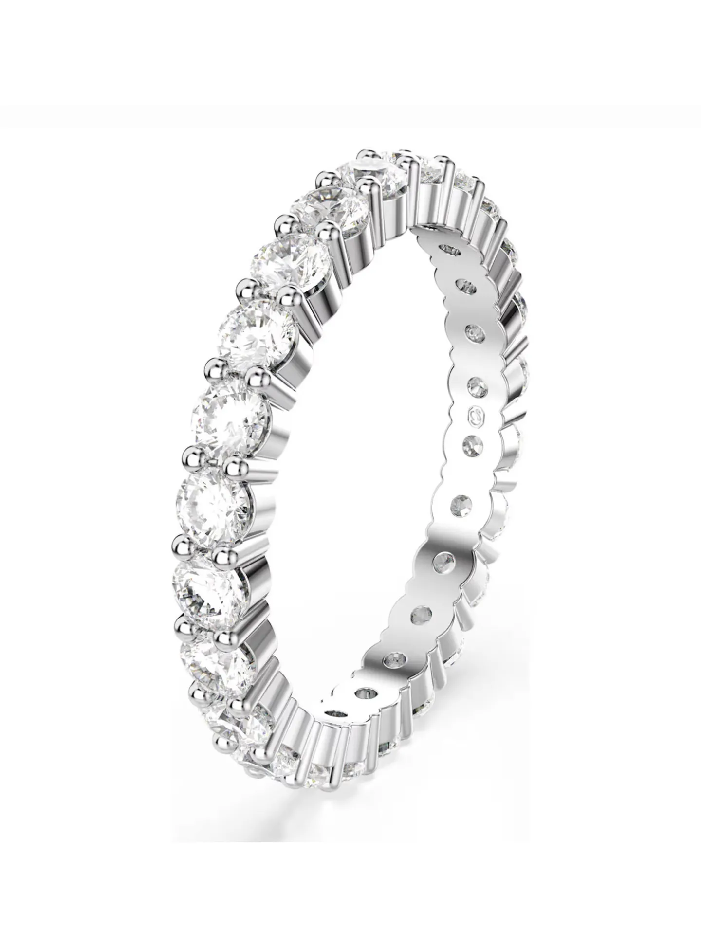 Bague Swarovski Matrix argentée 55
