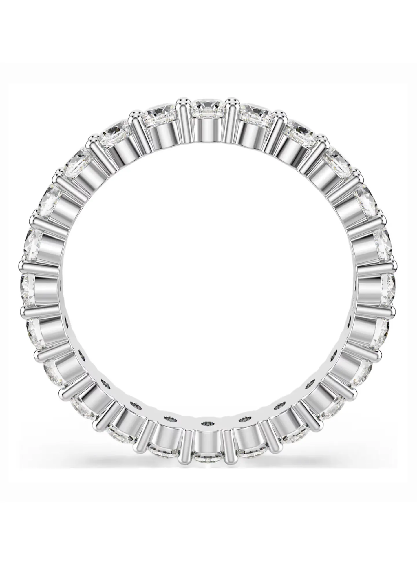 Bague Swarovski Matrix argentée 55