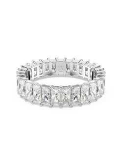 Bague Swarovski Matrix blanche 55