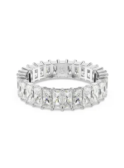 Bague Swarovski Matrix blanche 58