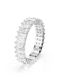 Bague Swarovski Matrix blanche 55