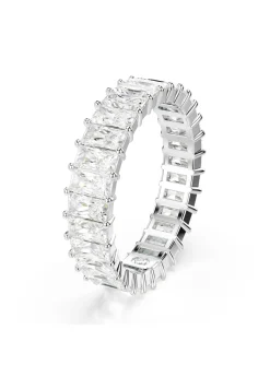 Bague Swarovski Matrix blanche 58