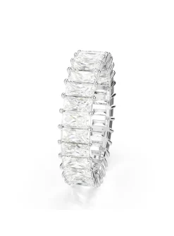 Bague Swarovski Matrix blanche 55