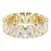 Bague Swarovski Matrix dorée taille ovale 58