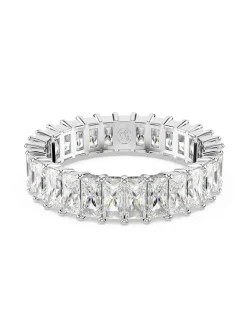 Bague Swarovski Matrix taille baguette 60