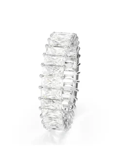 Bague Swarovski Matrix taille baguette 60