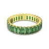 Bague Swarovski Matrix verte 52