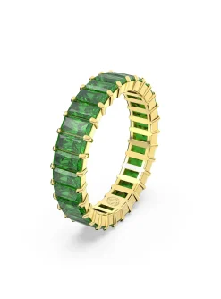Bague Swarovski Matrix verte 52