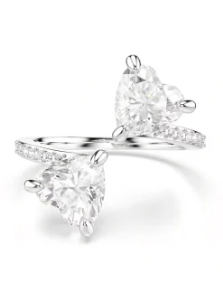 Bague Swarovski Mesmera argenté coeurT58