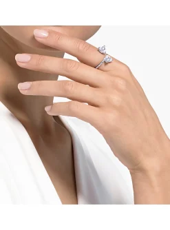 Bague Swarovski Mesmera argenté coeurT58