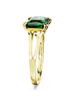 Bague Swarovski Stilla cristal rectangulaire vert_x005f_x000D_T58