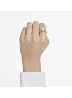 Bague Swarovski Stilla parure doré_x005f_x000D_T55