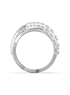 Bague Swarovski Twist Rows 55