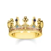 Bague Thomas Sabo Couronne dorée