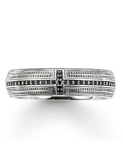 Bague Thomas Sabo Ruban croix avec pavé