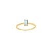 Bague topaze bleue sky blue