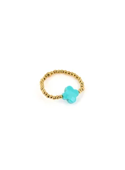 Bague Zag Velasquez turquoise