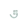 Bijou de nez Brillaxis or blanc diamant