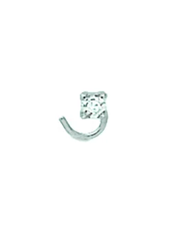 Bijou de nez Brillaxis or blanc diamant