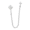 Boucle d'oreille Brillaxis argent rhod_x005f_x000D_Vendu à l'unité