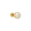 Boucle d'oreille individuelle Zag Bijoux Kamorta_x005f_x000D_acier doré Talle L