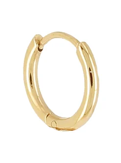 Boucle d'oreille individuelle créole Zag Bijoux doréTaille M