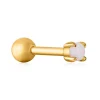 Boucle d'oreille individuelle Ania Haie Rising Star_x005f_x000D_doré opale