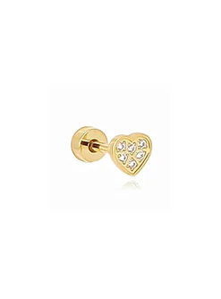 Boucle d'oreille individuelle Zag Bijoux Vagur_x005f_x000D_acier doré