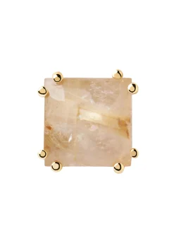 Boucle d'oreille individuelle PdPaola Suki Rutile