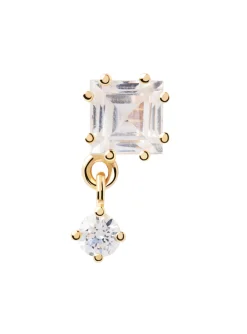 Boucle d'oreille individuelle PdPaola Eli dorée