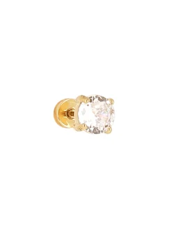 Boucle d'oreille individuelle Zag Bijoux Menorca_x005f_x000D_acier doré Taille L