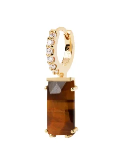 Boucle d'oreille individuelle PdPaola Kaori Oeil de_x005f_x000D_Tigre