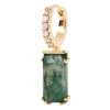 Boucle d'oreille individuelle PdPaola Kaori Agate ve_x005f_x000D_rte